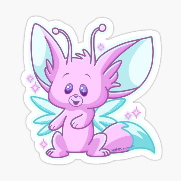 "Faerie Faellie Neopets " Sticker for Sale by CaseyLeeArt Redbubble