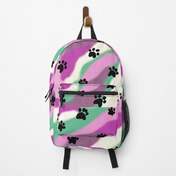 Item preview, Paw Prints 2 Multi Color Purple And Pink designed and sold by DesignsByMuriel.