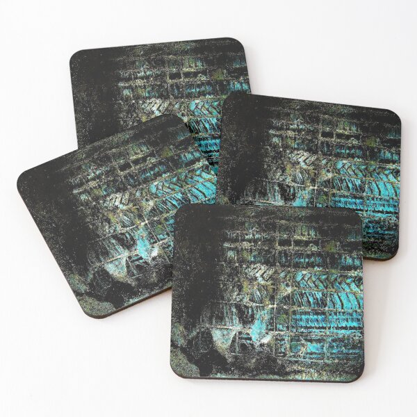 Item preview, Blue Imprint, Italy - Blue / Green / Black / Grey designed and sold by StillDreams.