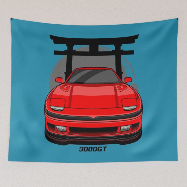 Item preview, 3000gt Red 3KGT designed and sold by PreppieLook.