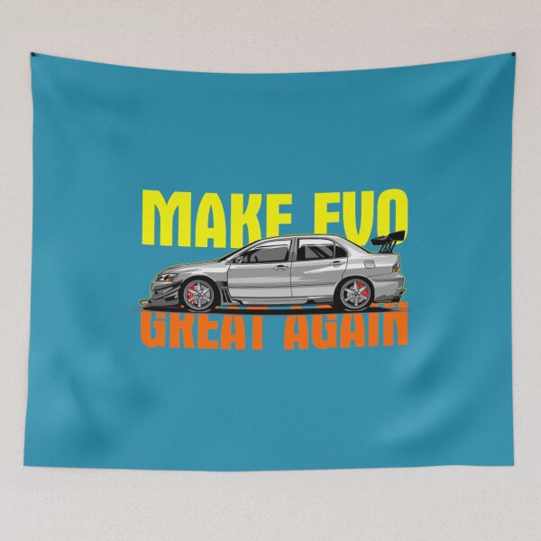 Item preview, Automotive Apparel Lancer Evo M.E.G.A designed and sold by PreppieLook.