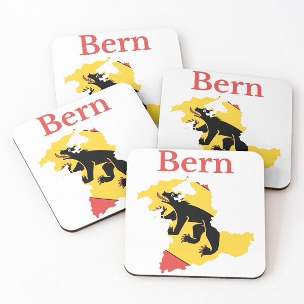 Item preview, Berne Canton Map Flag, Switzerland designed and sold by marosharaf.