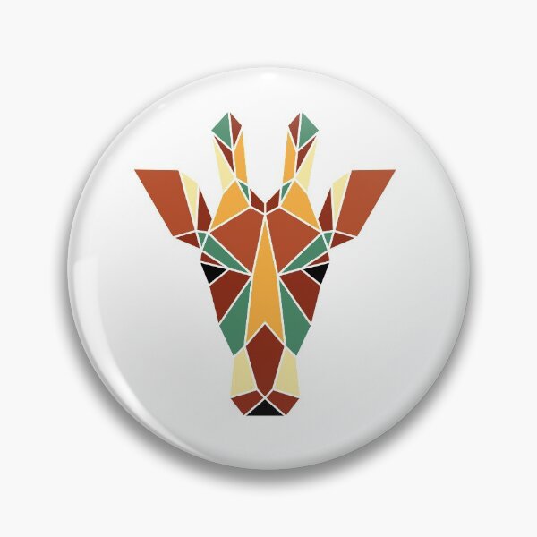 Item preview, Geometric Giraffe - Safari colors designed and sold by WatTees.