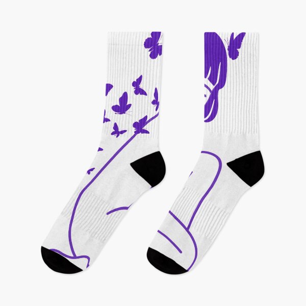 Item preview, Purple Butterfly Emoji I Love Purple Butterfly Purple Anime Girl And Purple Butterfly designed and sold by daybreakagain.