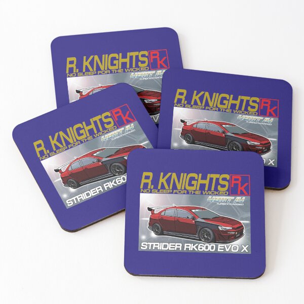 Item preview, Jdm R.Knights Evo X Rally Red designed and sold by PreppieLook.