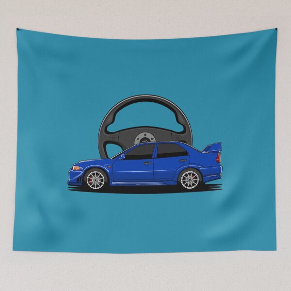 Item preview, Lancer Evo Blue EVO designed and sold by PreppieLook.