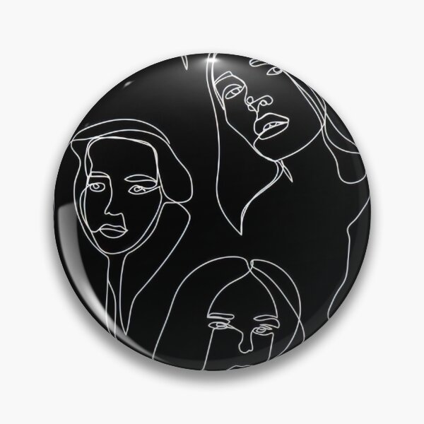 Item preview, Black and white face designed and sold by Stickyiky71649.