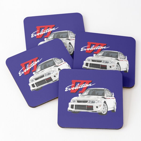 Item preview, Lancer Evolution lancer evo 6 TME white designed and sold by PreppieLook.
