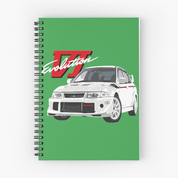 Item preview, Lancer Evolution lancer evo 6 TME white designed and sold by PreppieLook.