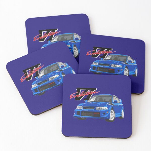 Item preview, Lancer Evolution Mitsubishi Lancer Evolution 6 TME Blue designed and sold by PreppieLook.