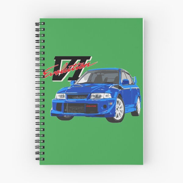 Item preview, Lancer Evolution Mitsubishi Lancer Evolution 6 TME Blue designed and sold by PreppieLook.