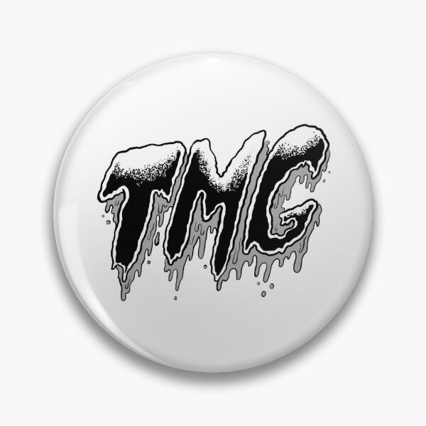 Item preview, logotipo tmg en escala de grises designed and sold by cool stickerz.