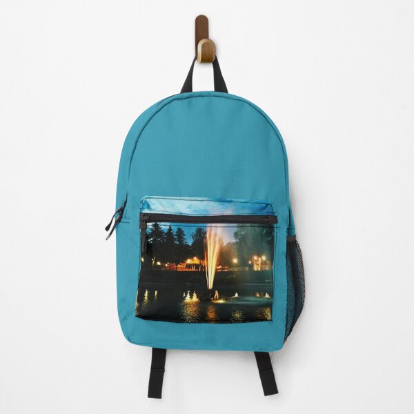 Item preview, Colorful fountain at night designed and sold by helenkaiy.