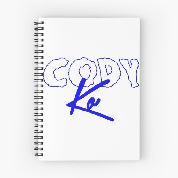 Item preview, blue Cody ko logo designed and sold by cool stickerz.