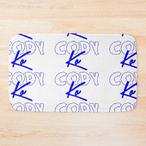 Item preview, blue Cody ko logo designed and sold by cool stickerz.