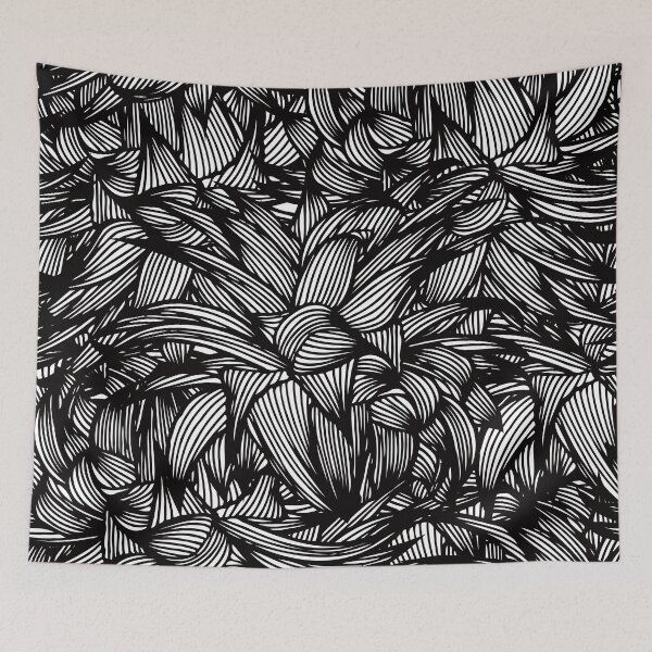Item preview, Dark Floral Leaves designed and sold by SwePattern.