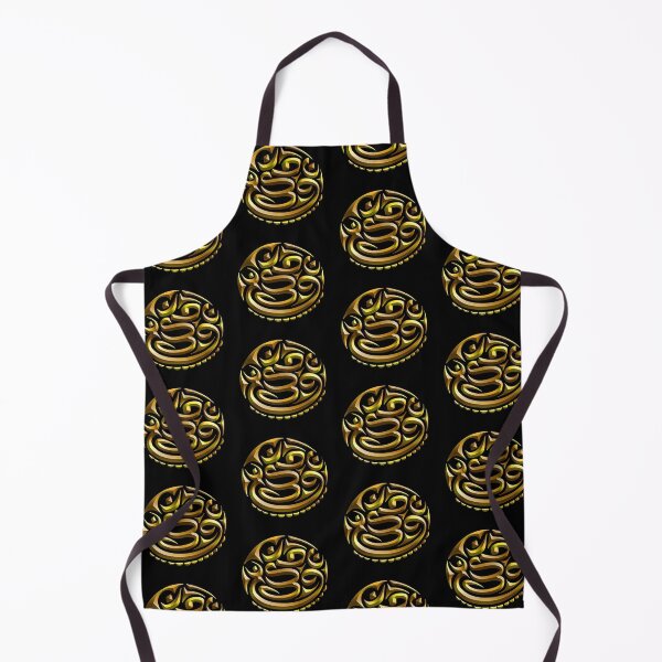 Item preview, Om symbol in a calligraphy art style in an embossed seal shape 2 designed and sold by Wiggly Lines.