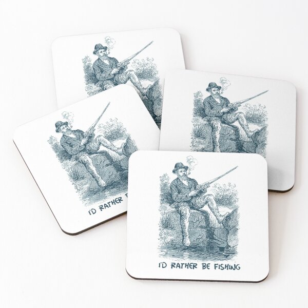 Item preview, I'd Rather Be Fishing - Cool Fishing Ideas For Fisher designed and sold by The Full Cart.