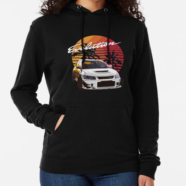 Mitsubishi Evolution EVO été Sweat à capuche léger