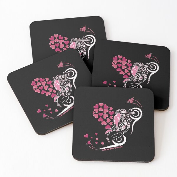 Item preview, Full Heart Monster Lover Series on Black for the Lady Biker designed and sold by etoide.