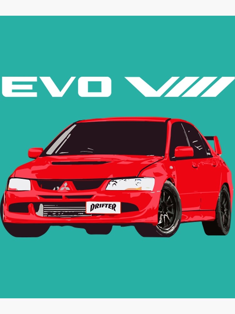 Mitsubishi Evolution Mitsubishi Evo 8 Rally Red