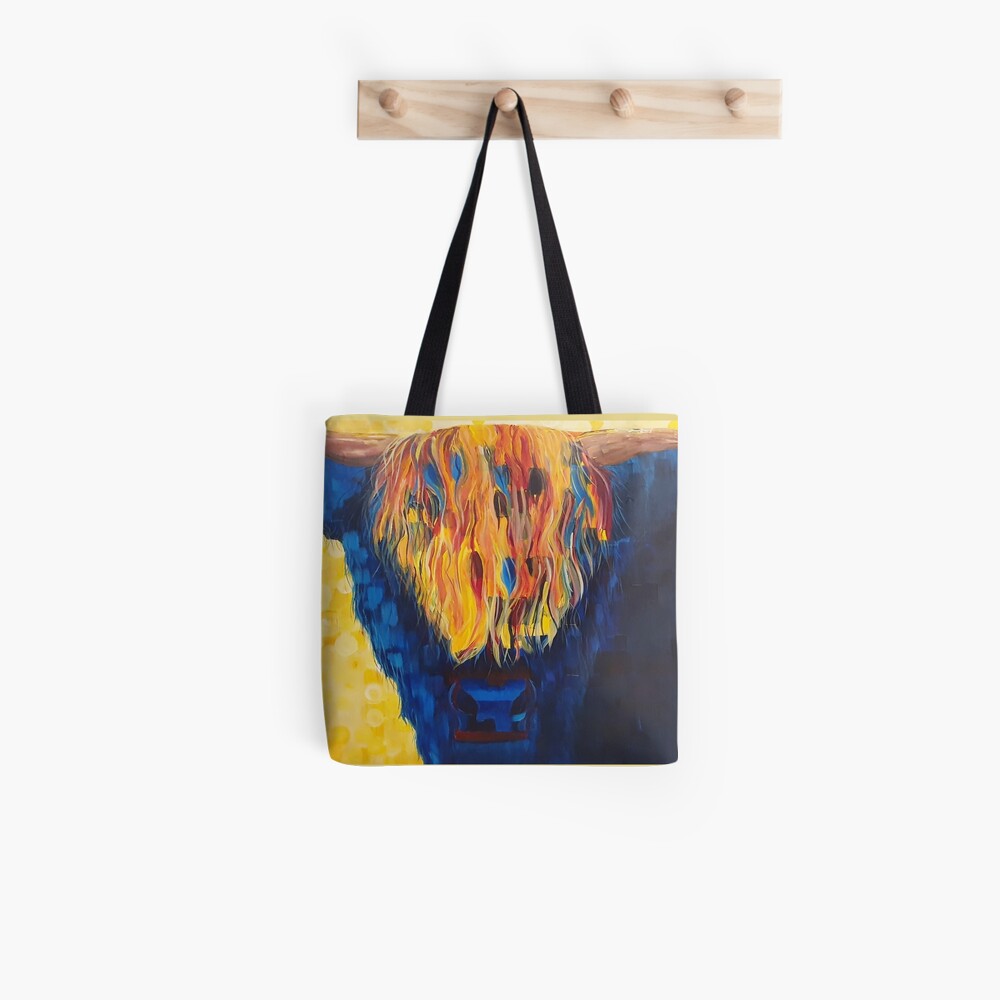 Highland cow Tote Bag
