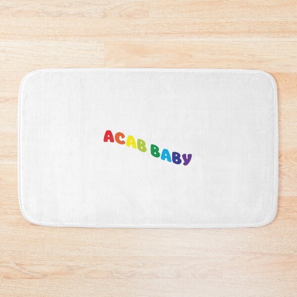 Item preview, ACAB BABY rainbow cute flag font designed and sold by willowbb.