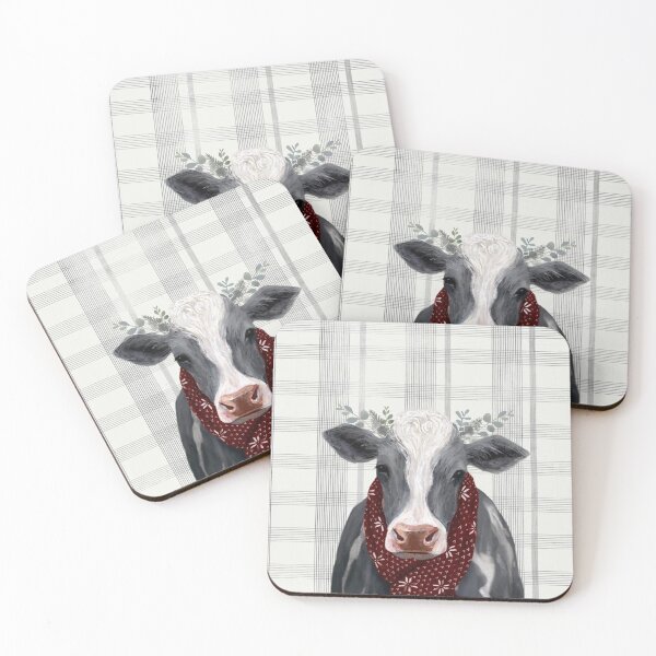 Item preview, Cow And Wool Scarf designed and sold by MelodyMontana.