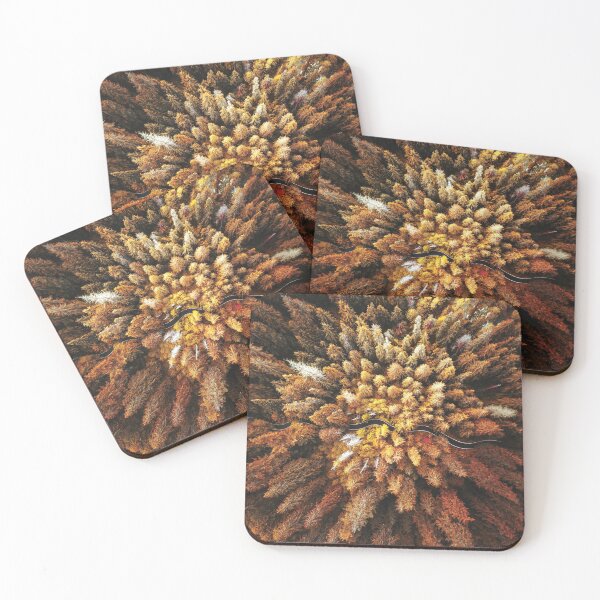 Item preview, autumnal forest with winding road designed and sold by franckreporter.