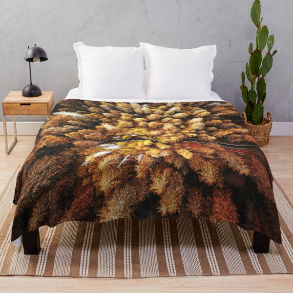 Item preview, autumnal forest with winding road designed and sold by franckreporter.