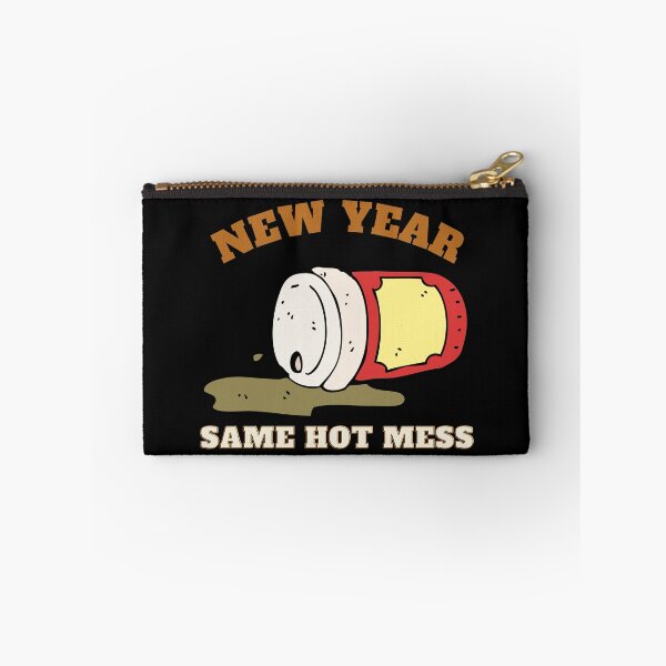 Item preview, NEW YEAR SAME HOT MESS - SPILED COFFEE designed and sold by ARUN VASWANI.