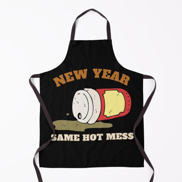 Item preview, NEW YEAR SAME HOT MESS - SPILED COFFEE designed and sold by ARUN VASWANI.