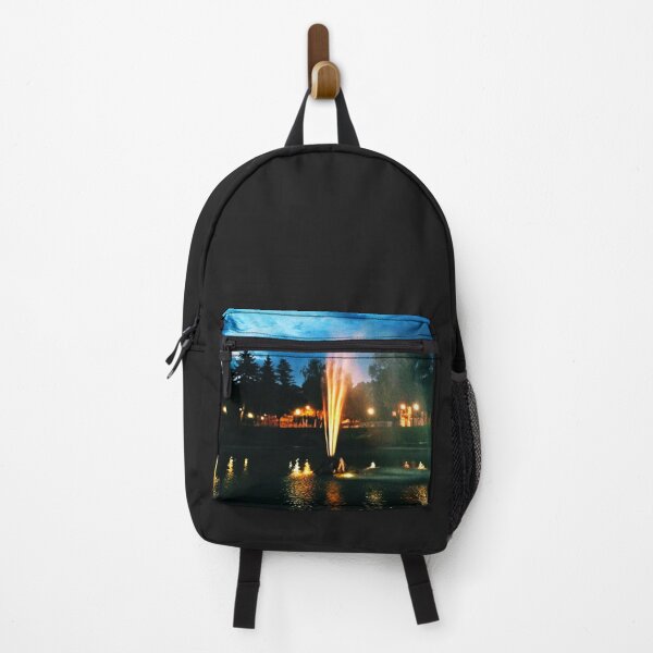 Item preview, Colorful fountain at night designed and sold by helenkaiy.