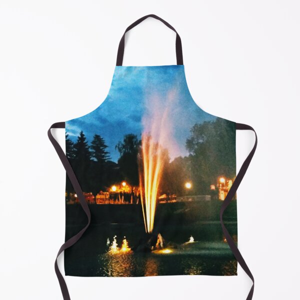Item preview, Colorful fountain at night designed and sold by helenkaiy.