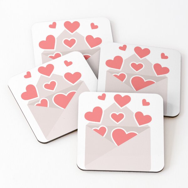 Item preview, Valentine Letter with Hearts designed and sold by vipinder.