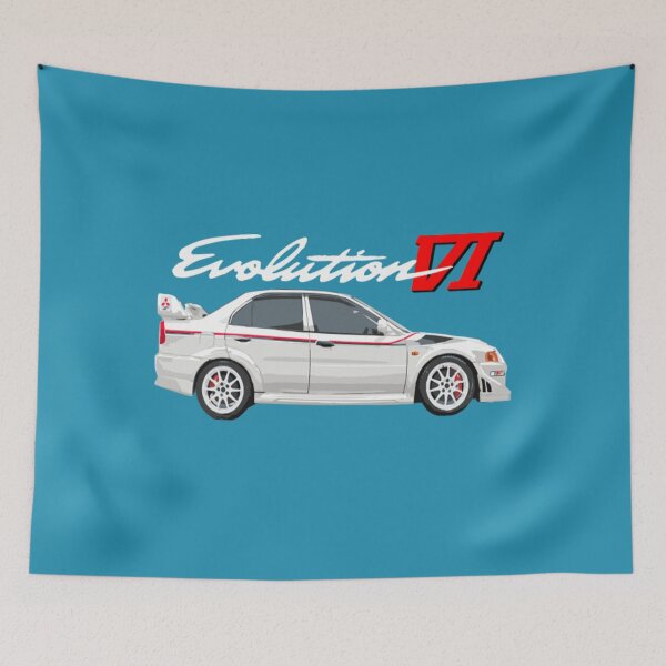 Item preview, Mitsubishi Evolution TOMMI MAKINEN EVO 6 WHITE designed and sold by PreppieLook.