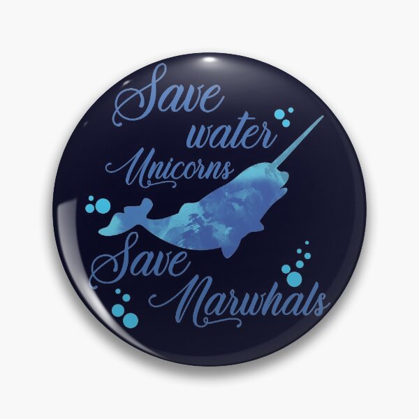 Item preview, Save water unicorns, Save Narwhals designed and sold by Soumita.