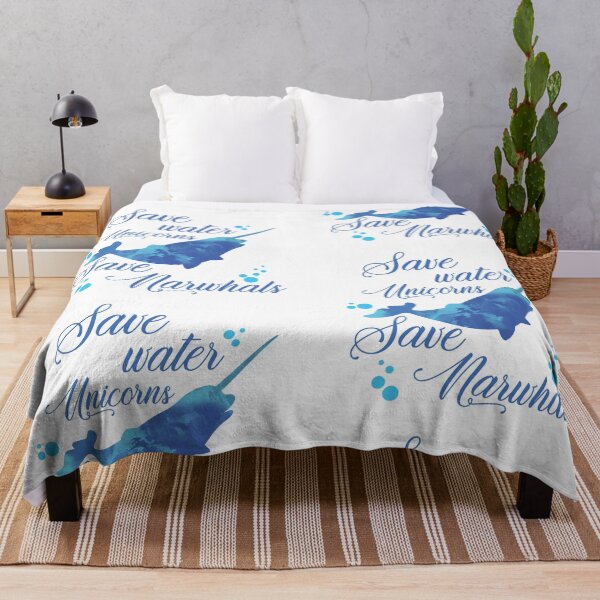Item preview, Save water unicorns, Save Narwhals designed and sold by Soumita.