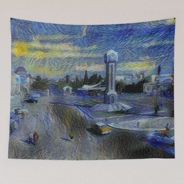 Item preview, Homs New Clock Square (2nd view) - Starrynight designed and sold by Homsalgia.