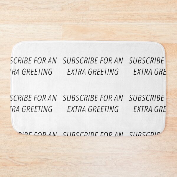 Item preview, subscribe for an extra greeting designed and sold by cool stickerz.
