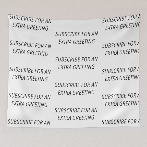 Item preview, subscribe for an extra greeting designed and sold by cool stickerz.
