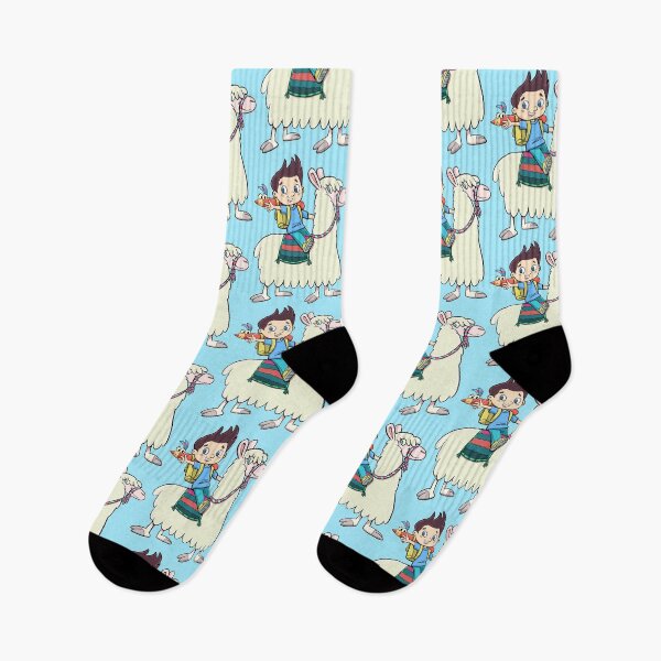 Item preview, boy student riding a llama designed and sold by duxpavlic.