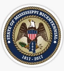 State of Mississippi Bicentennial Sticker