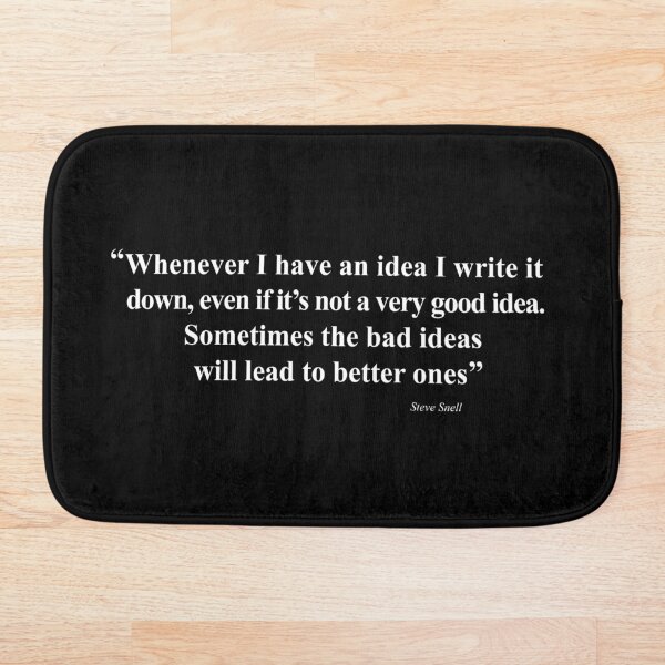 Item preview, Whenever I have an idea I write it down, even if it's not a very good idea. Sometimes the bad idea's will lead to better ones designed and sold by Re-creativ.