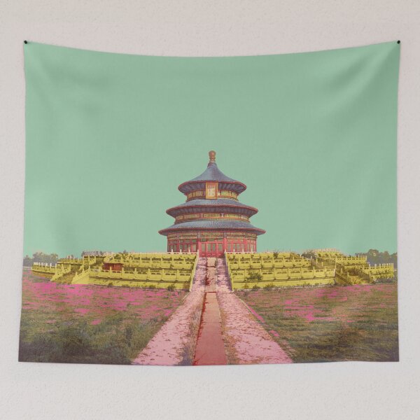 Item preview, nostalgic architecture Beijing, temple of heaven, aesthetic building designed and sold by Mauswohn.