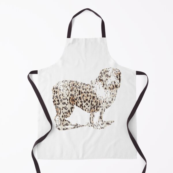 Item preview, catalan sheepdog , leopard print, cool design for dog lovers designed and sold by cathelkav.