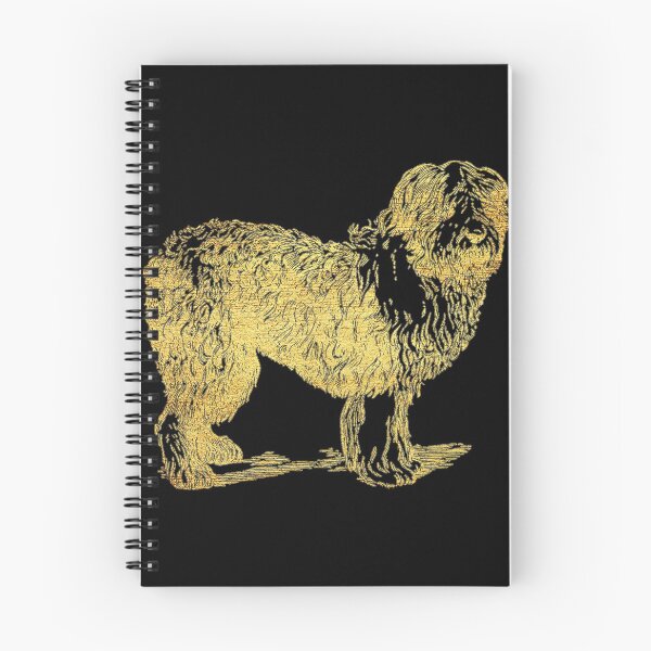 Item preview, catalan sheepdog , golden print, cool design for dog lovers  designed and sold by cathelkav.