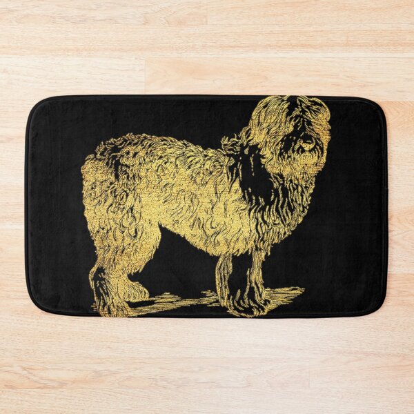Item preview, catalan sheepdog , golden print, cool design for dog lovers  designed and sold by cathelkav.