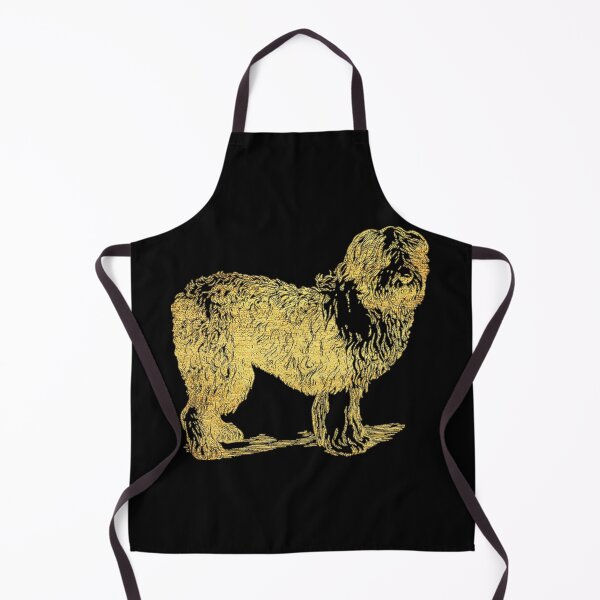Item preview, catalan sheepdog , golden print, cool design for dog lovers designed and sold by cathelkav.