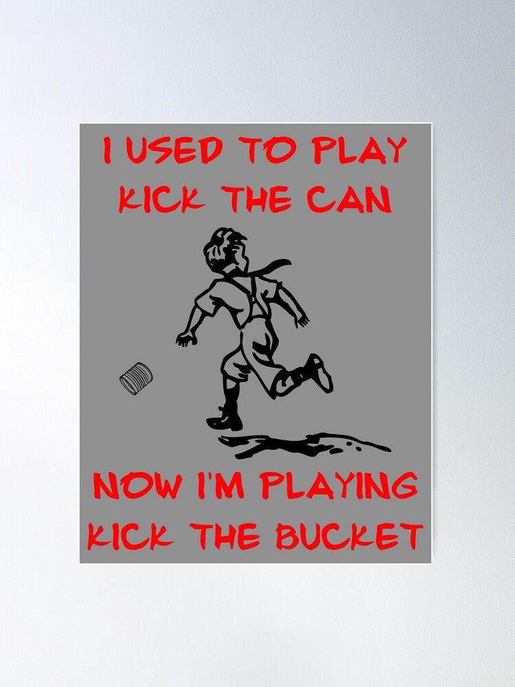 Kick the bucket Sticker for Sale by mOchi1mOchi2